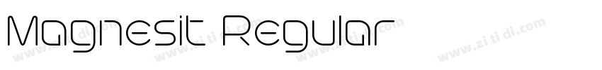 Magnesit Regular字体转换